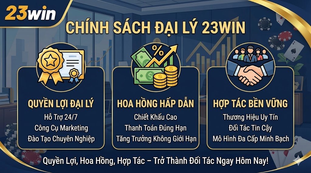 Chính Sách Đại Lý 23WIN – Điều kiện và trách nhiệm của Đại lý 23WIN