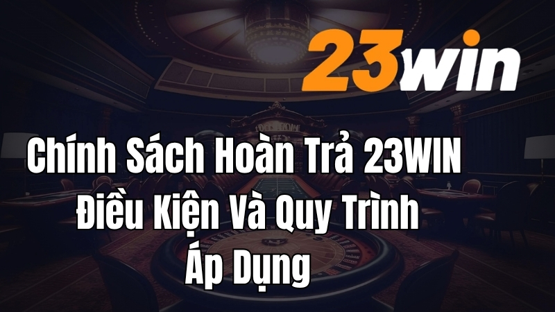 Chính Sách Hoàn Trả 23WIN – Điều Kiện Và Quy Trình Áp Dụng